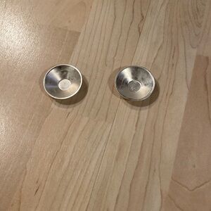 Silver nursing cups - small